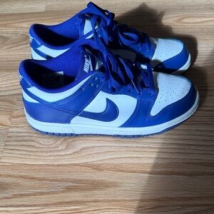 Nike Royal Blue and White Athletic Shoes